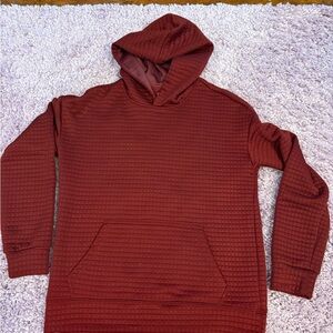 Women's Novept Textured Burgundy Hoodie
